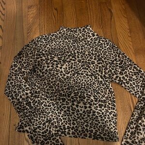 Leopard Print Women's Top